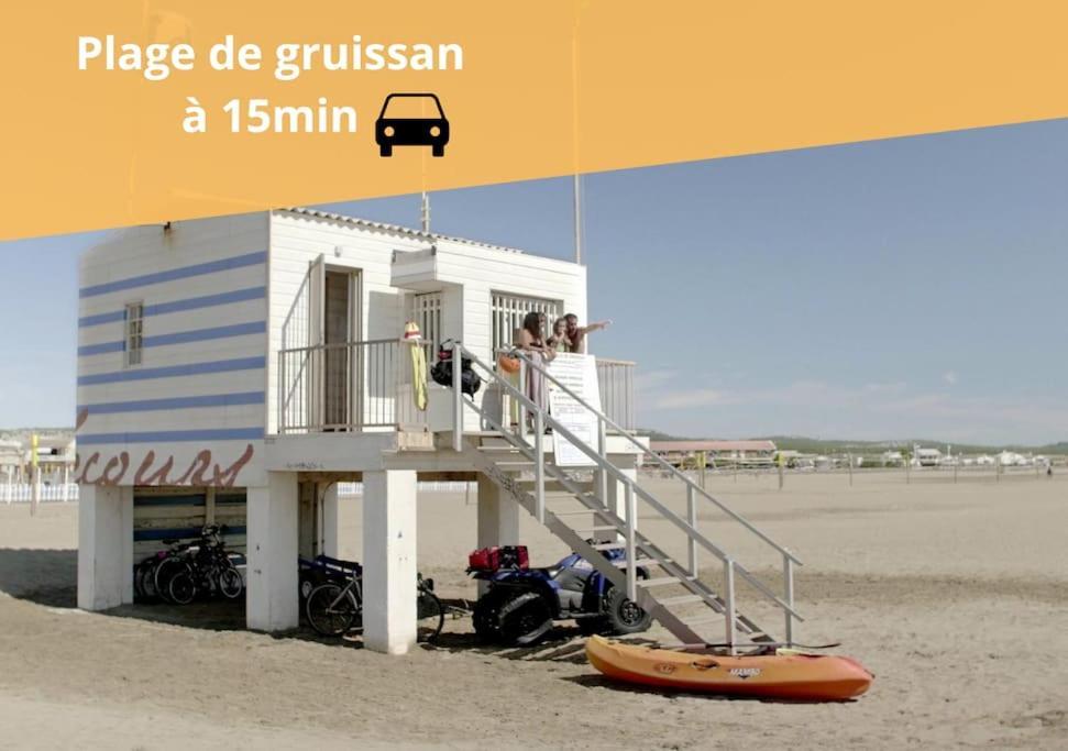 L'orchidee, Proche De La Gare Avec Clim Et Terrasse Narbonne