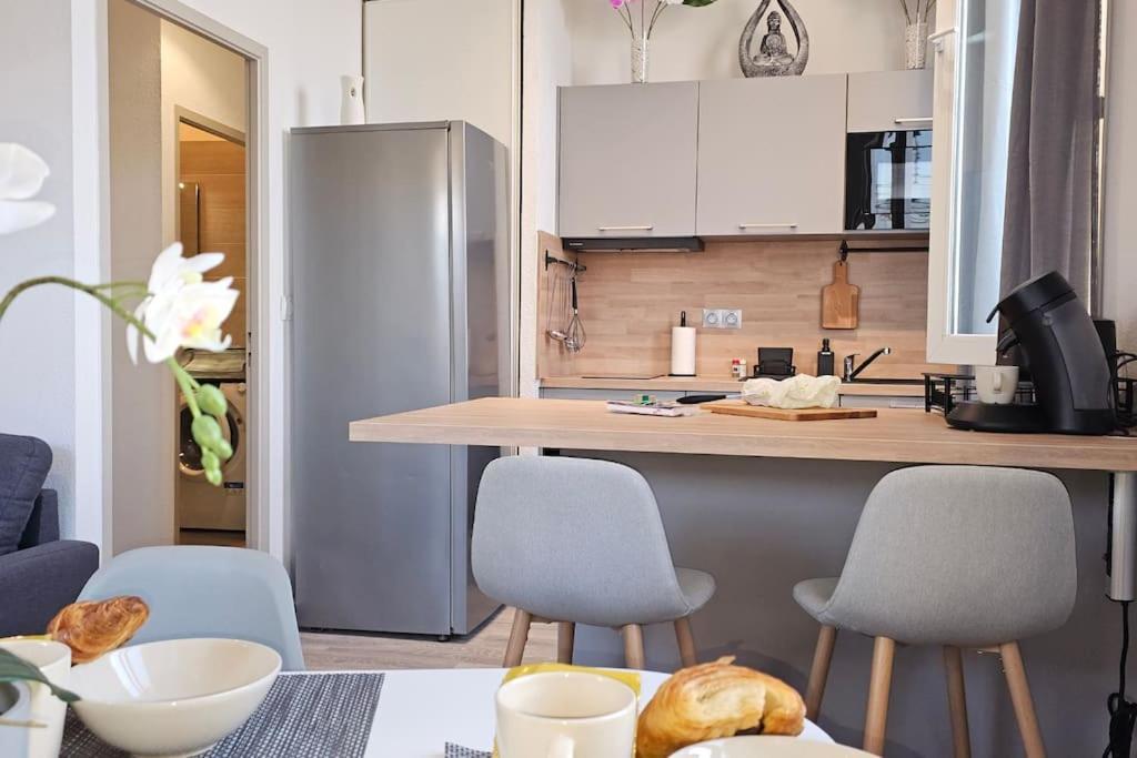 Appartement L'orchidee, Proche De La Gare Avec Clim Et Terrasse