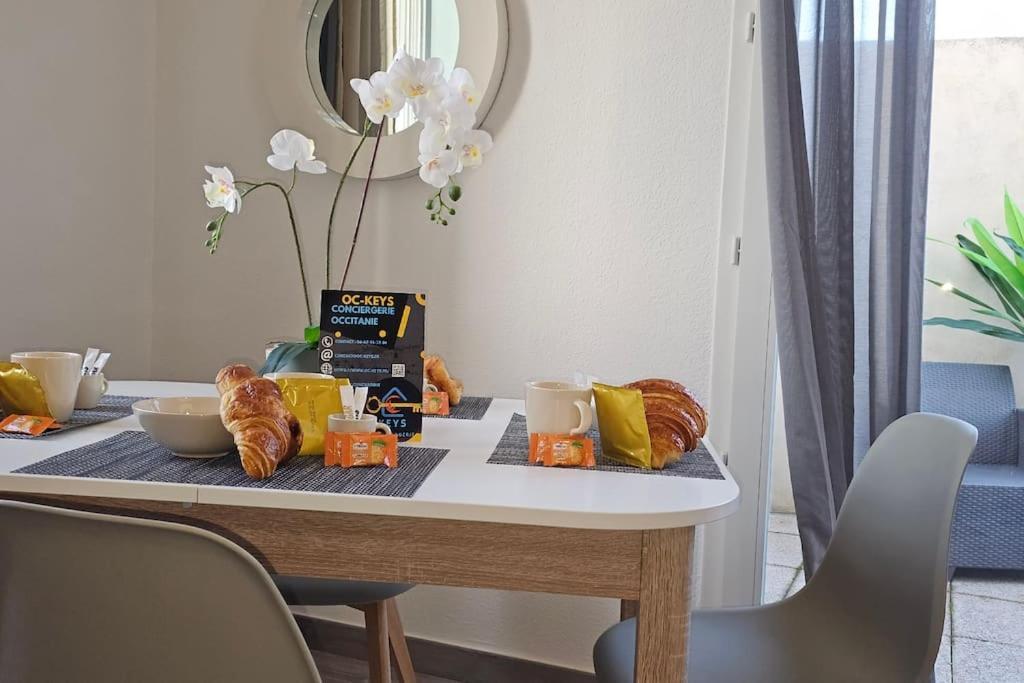 Appartement L'orchidee, Proche De La Gare Avec Clim Et Terrasse *